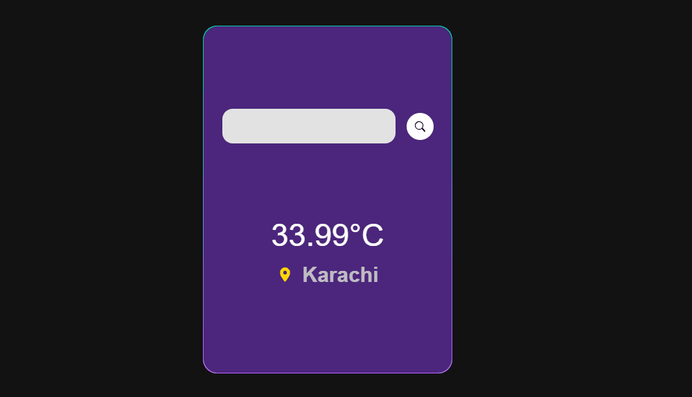 Weather Web App